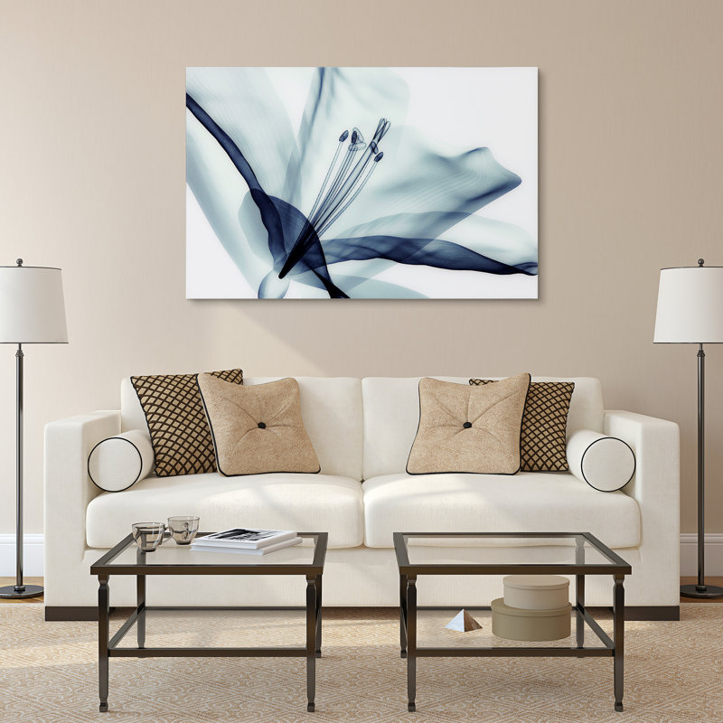 Amaryllis - Reproduction d'art graphique sur verre