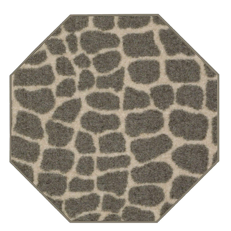 Imprimé animal - Crocodile qui traîne, Octogone 12 pi