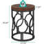 Abstract End Table-1223260233