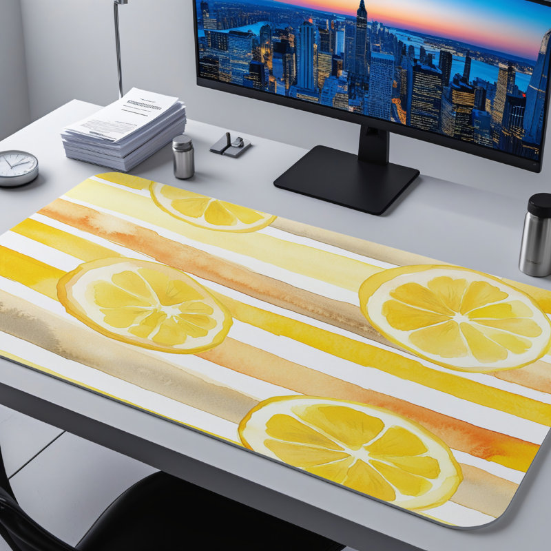 Polyester Desk Pad, 31.5x15.5
