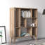 Frame Bookcase, Standing Bookshelf with 8 Shelves, Display Cabinet-403996528-403996529