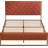 Sheila Upholstered Platform Bed with Velvet Tufted Headboard-865742704-815495202