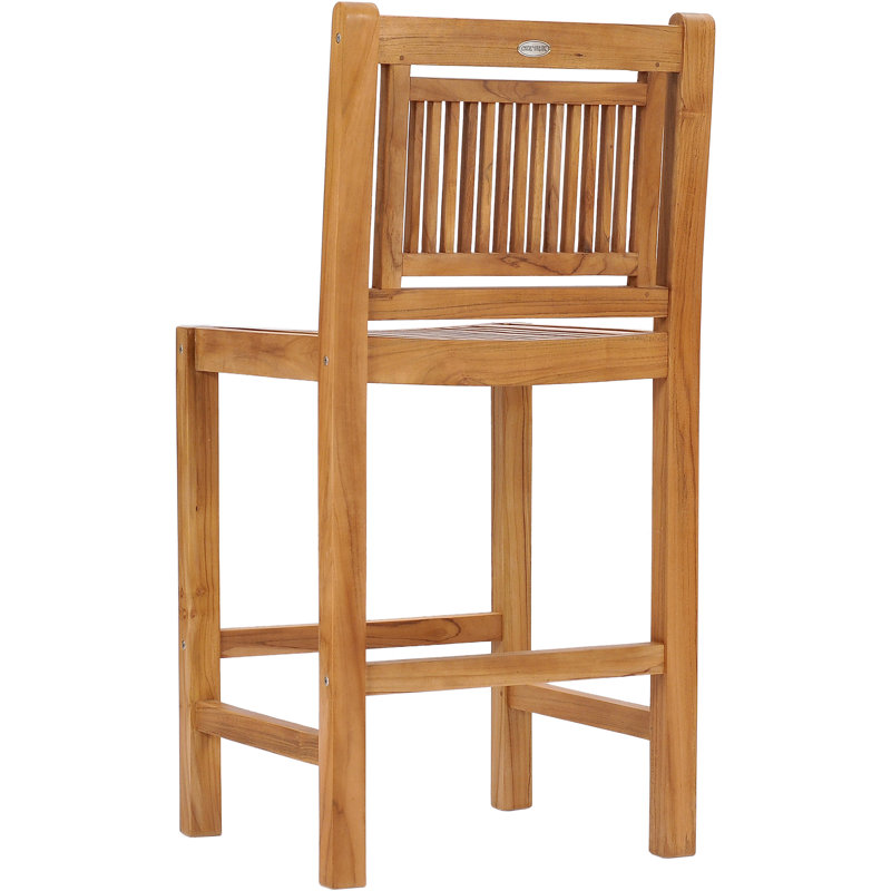 Maldives Outdoor Teak Bar Stool