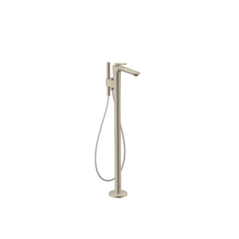 Citterio C Tub Filler with Diverter, Brushed Nickel