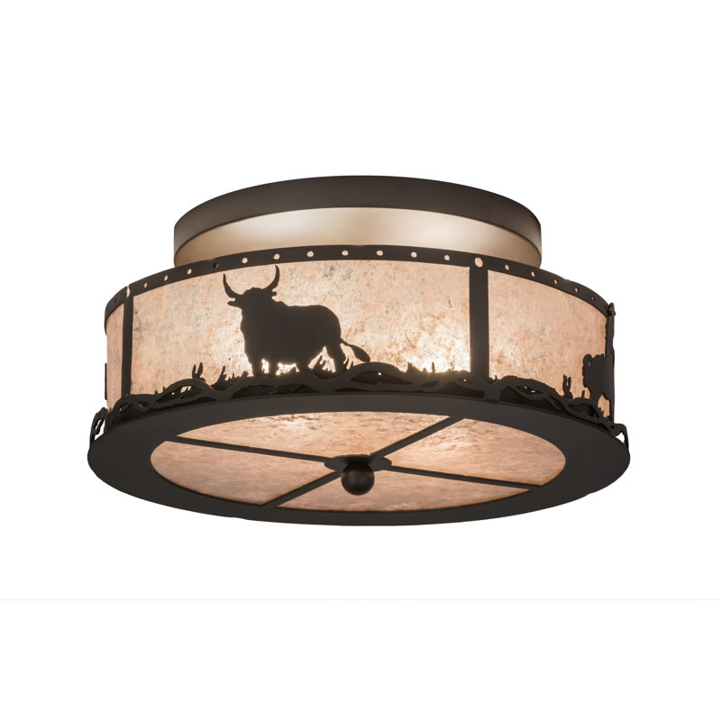 Rustic Lodge 2 - Light Flush Mount