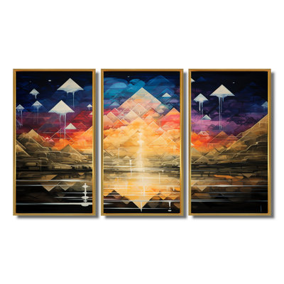 Dimattia - Abstract Landscape Wall Art Set