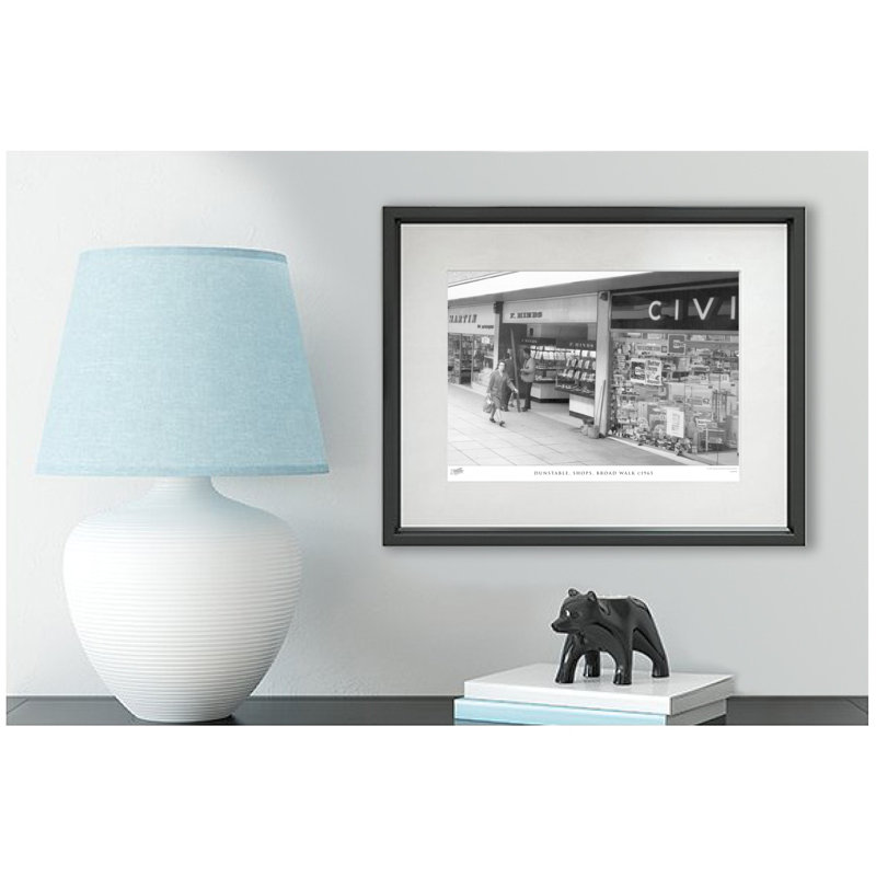 Dunstable, Shops, Broad Walk C1965 - Single Picture Frame Print, 40cm H X 50cm W x 2cm D