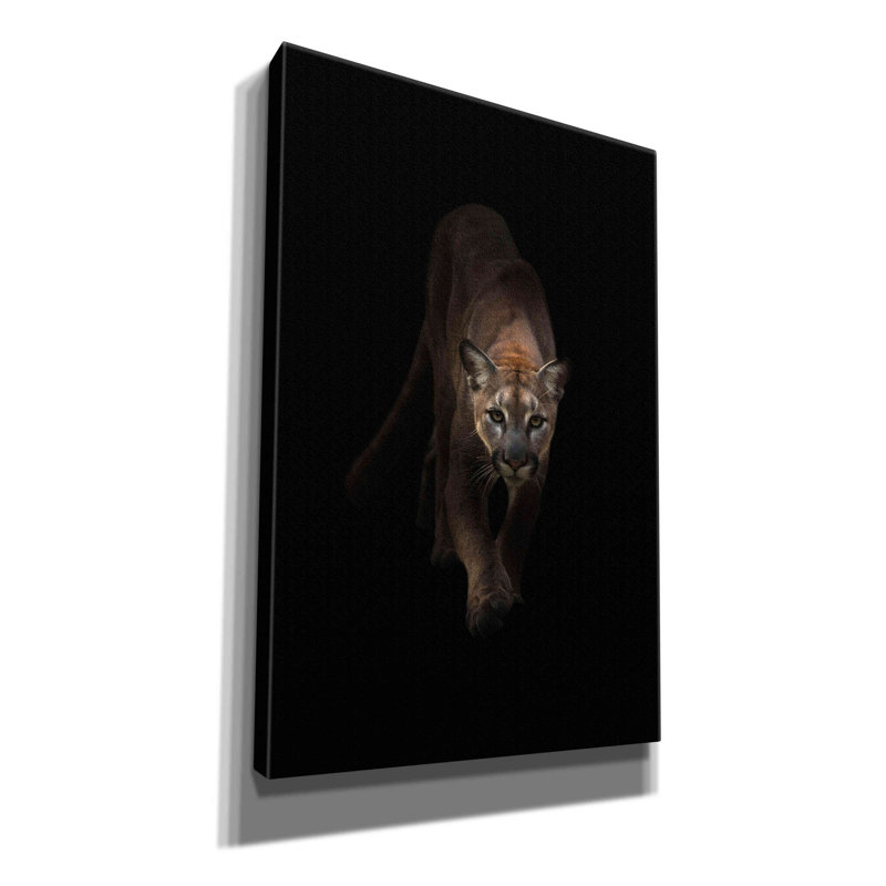 «Lion» par Incado, estampe numérique sur toile, L 12 po x H 18 po
