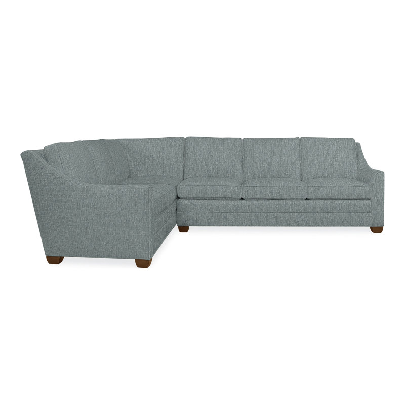 American Bungalow 2-Piece Nicholas Sectional, Havana, Nadia Steam, No