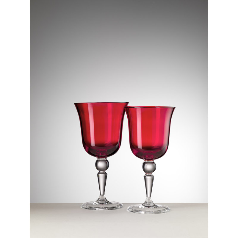 Verre à pied en acrylique St Moritz, Rouge, Verre à vin