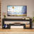Industrial 63" W Wooden  Farmhouse Vintage Entertainment Center TV Stand for 55/60/65 Inches / Modern Media Television /Storage Shelves /Console Table-723206229