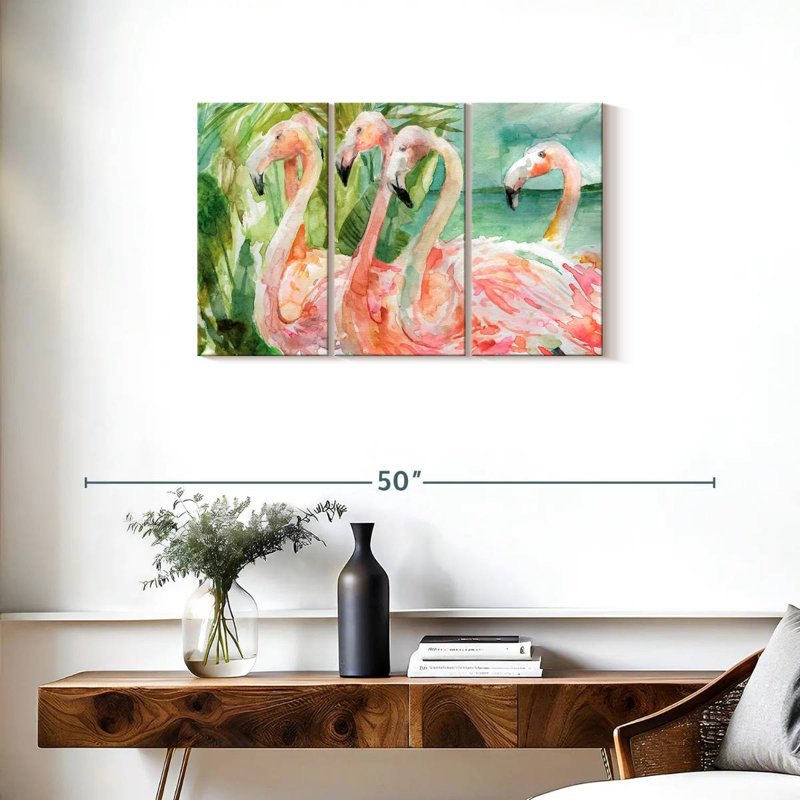 Brampt Slender Pink Ladies, 20" H x 33" W