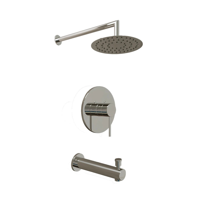 Pressure-Balanced (Temperature Control Only) All-In-One Kit with Rough in-Valve