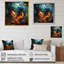 Fire Breathing Dragons Lair II - Dragons, art mural-1140825773-1140825787