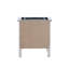 Table de chevet 3 tiroirs Hammond G5490-N2-SMART Blanc