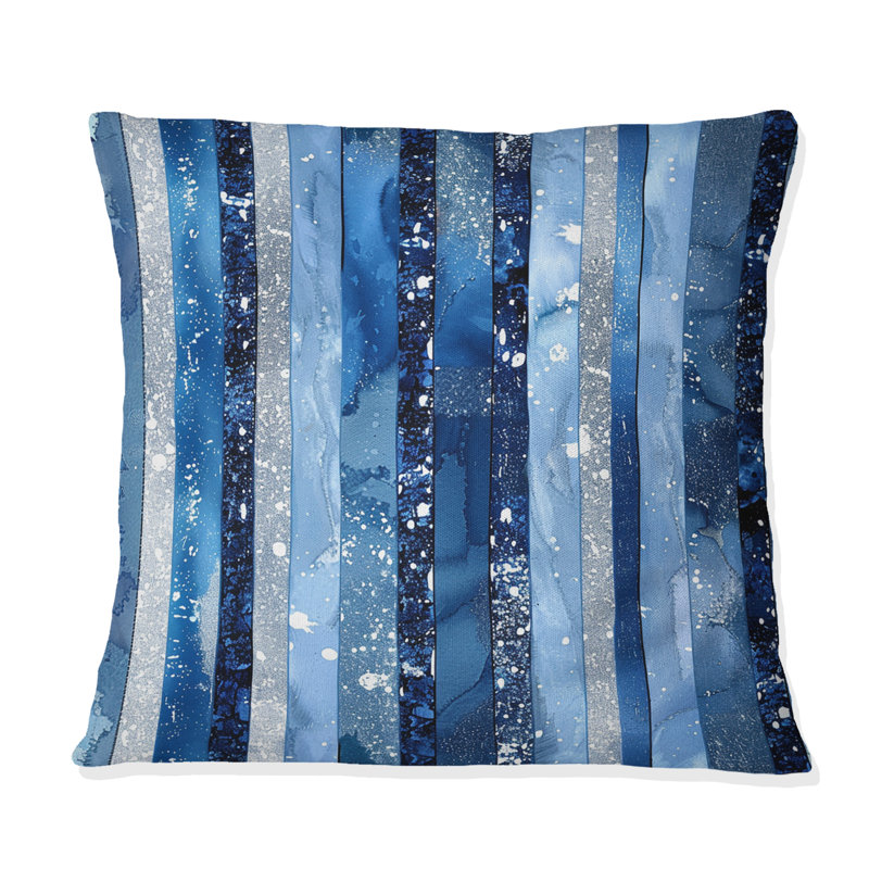 Coussin Sparkling Stripes I - Glam, H 18 po x H 18 po