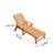 Outdoor Chaise Lounge With Adjustable Backrest Outdoor Wood Chaise Lounge
