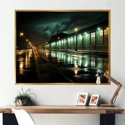 " Turquoise Twilight Industrial I "
