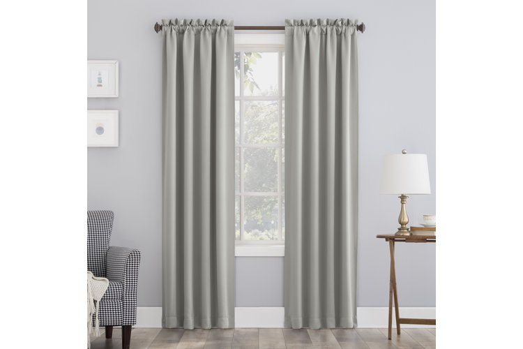Wayfair Basics Solid Blackout Thermal Rod Pocket Single Curtain Panel