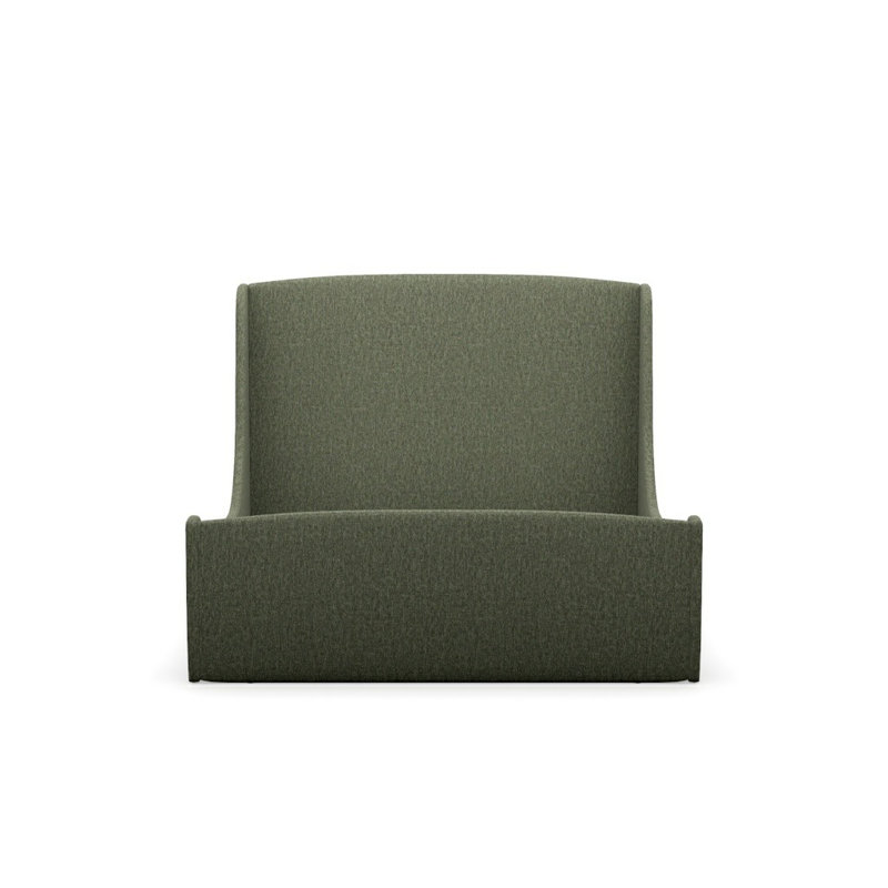 Swan Upholstered King Bed, Block 654212, Queen