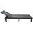 5-Position Adjustable Polypropylene Resin Sun Lounger - Black