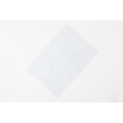 Glacier White – Real Glitter Wallpaper Sample (A6 Size)