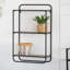 3 Piece Iron,Solid Wood Bracket Shelf