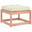 Garden Footstool with Cushions Solid Wood Douglas