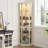 Accent Cabinet with LED Light and glass Doors-1120742285