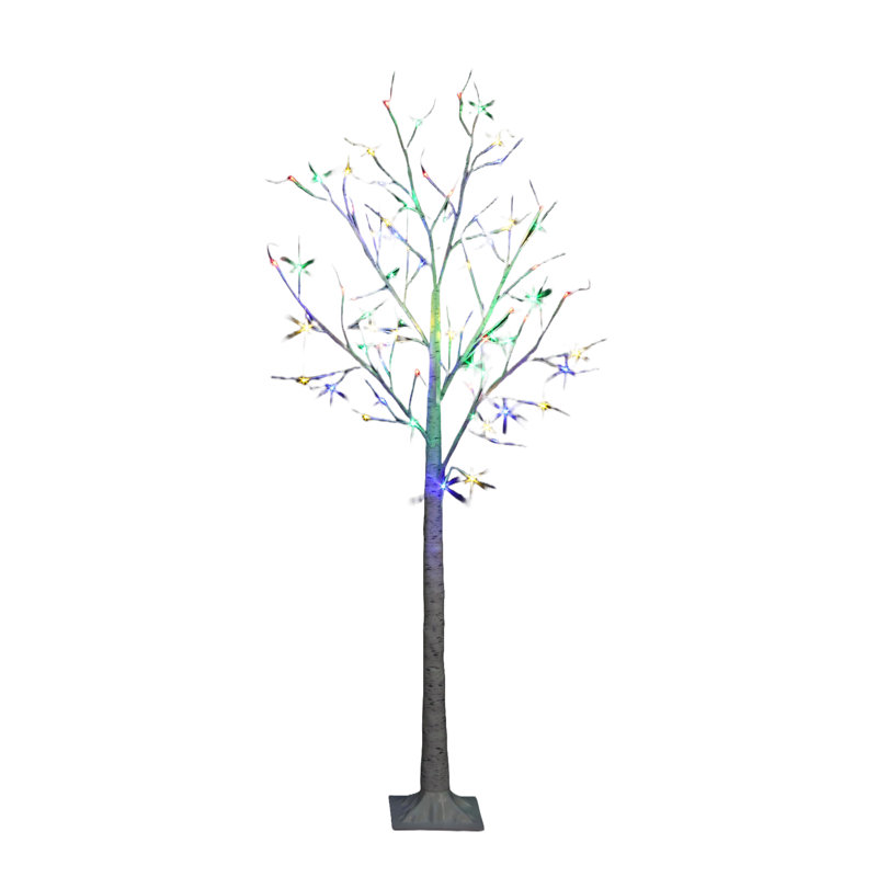 4.92' H Lighted Artificial Pine Christmas Tree