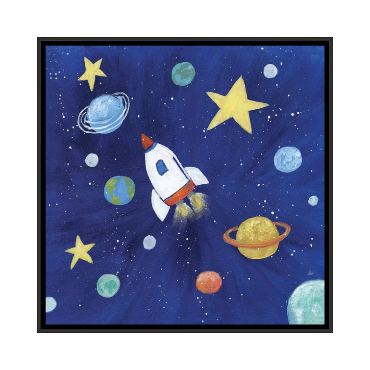 07/31/2019 Kids Summer Class (Outer Space Canvas Painting and