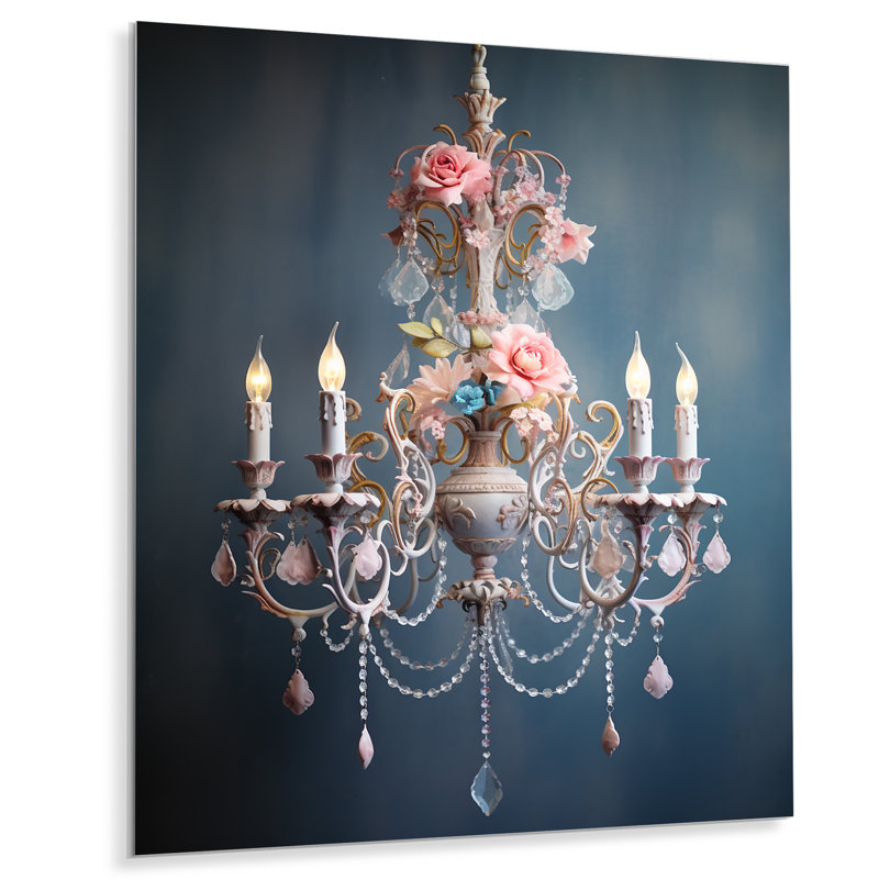 " Chandelier Whispered Whimsy ", 40" H x 30" W