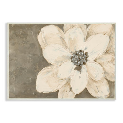 « abstract fleur collage painting », impression sur toile
