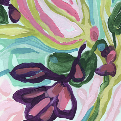 Tropic Expression V 1 Piece Wrapped Canvas Painting