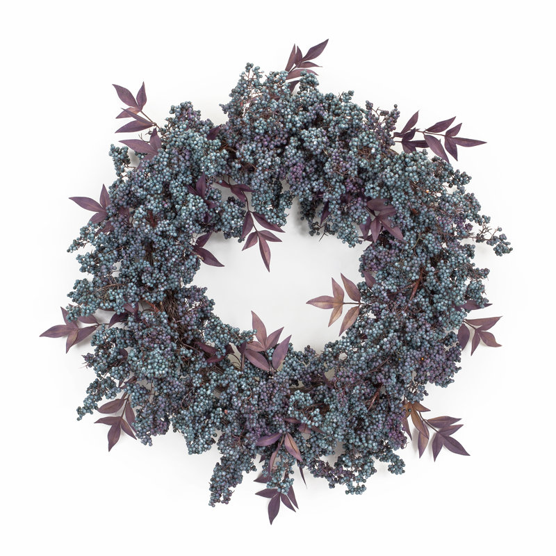 Mini Berry and Leaf Wreath 20 in D