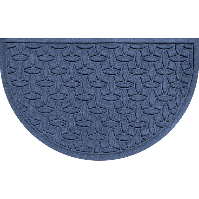 Tapis de porte intérieur antidérapant WaterHog Elipse, Marine, L 1 pi 10 po x L 5 pi