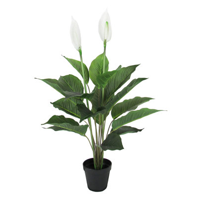 Artificial Peace Lily Plant in Pot