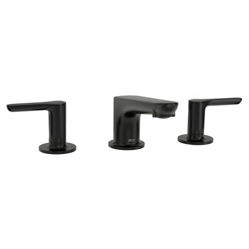 Studio S Bathroom Faucet with Drain Assembly, Lever Handles, Matte Black