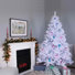 Sapin de Noël personnalisable, ensemble de guirlandes blanches avec lumières claires