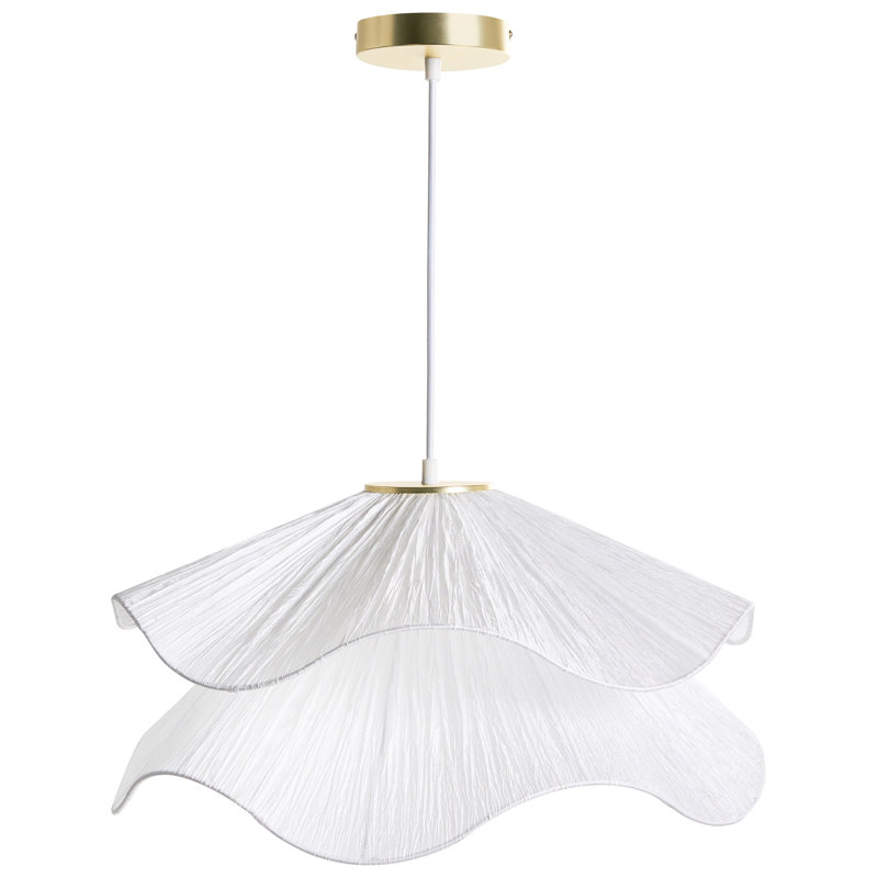 1 - Light Matte Drum Pendant
