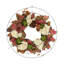 24" Hydrangea Fall Wreath with Ivy and Artichokes