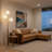 Bloom 3-Light Floor Lamp - Weathered Brass, White Marble Base