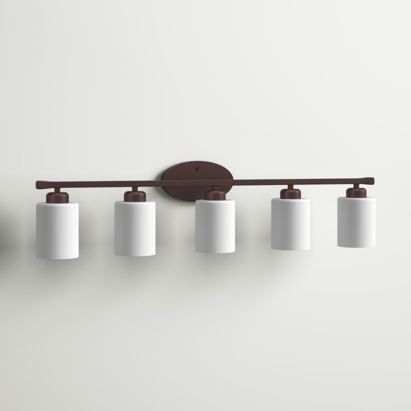 Éclairage pour meuble-lavabo à intensité variable Dixon, Bronze, 5