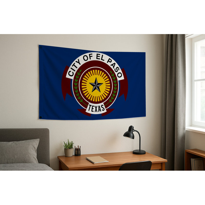 Drapeau de la ville d'El Paso — Drapeau