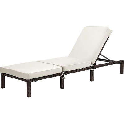 Berkow 182.78cm Long Reclining Single Chaise with Cushions