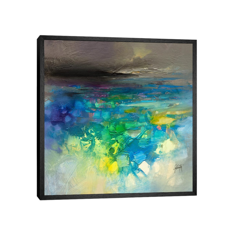 Fluid Dynamics II by Scott Naismith - Print on Canvas, Black Framed, 66.04 cm H x 66.04 cm W