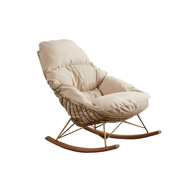Chaise berçante élégante et pratique