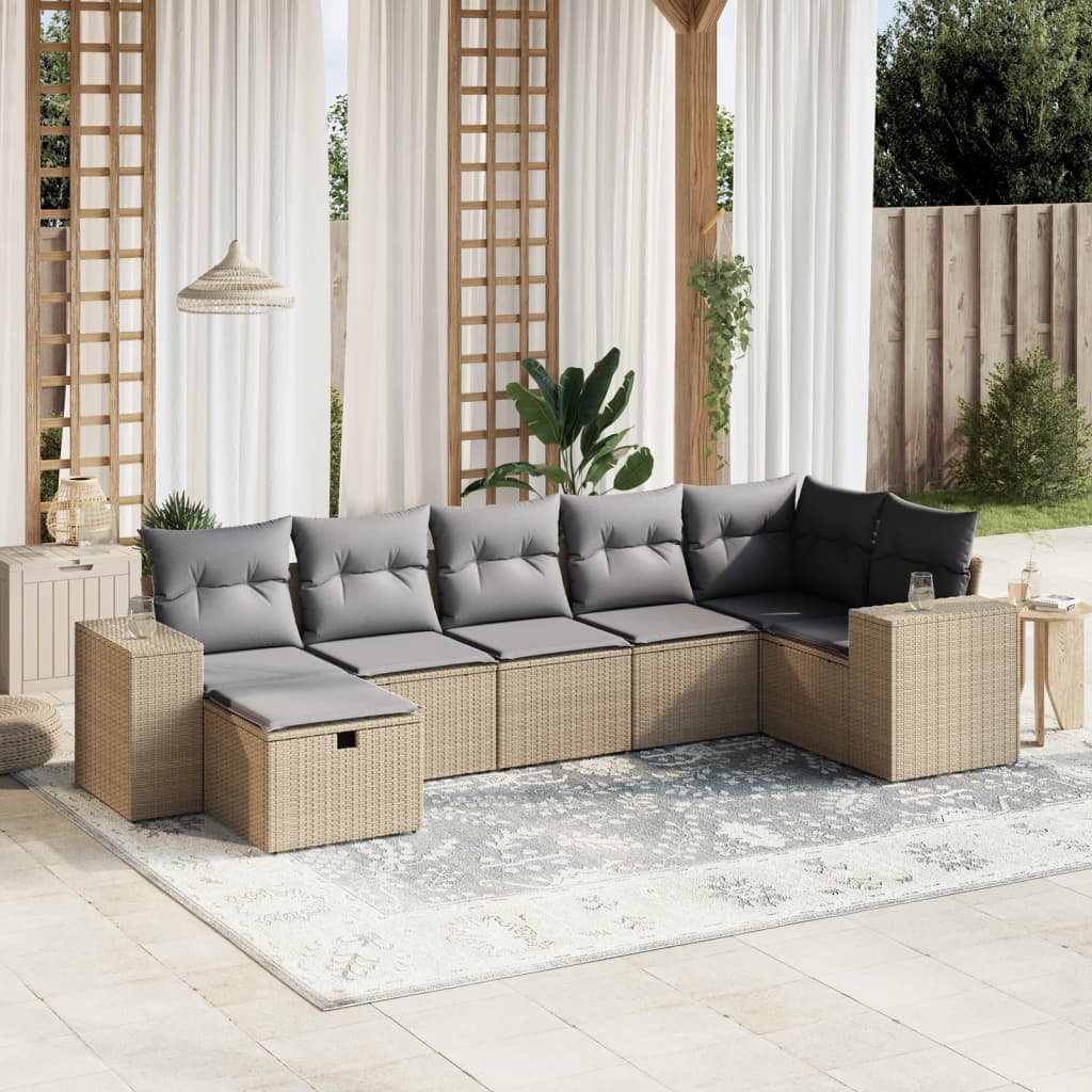 Gartensofa mit Kissen