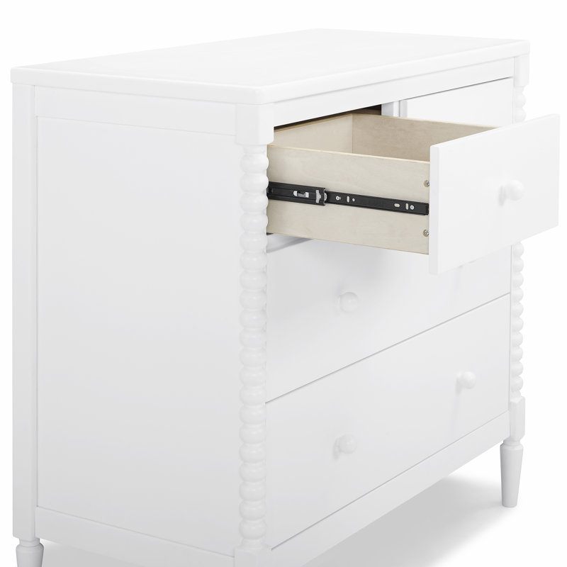 Saint Changing Table Dresser, Bianca White