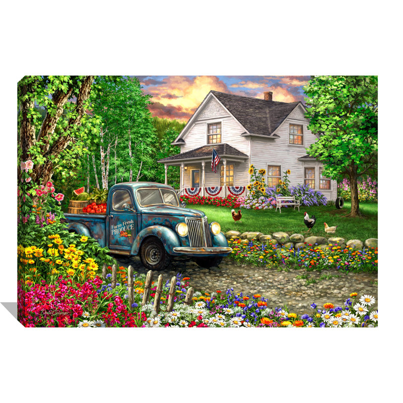 Simpler Times, art mural sur toile, H 18 po x l 24 po x P 0,75 po
